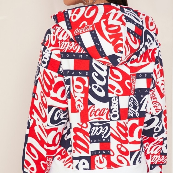 TOMMY JEANS X COCA-COLA HOODY, Unisex, Small - Picture 3 of 7